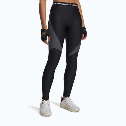 Легінси жіночі Under Armour HeatGear Rib black/castlerock/white