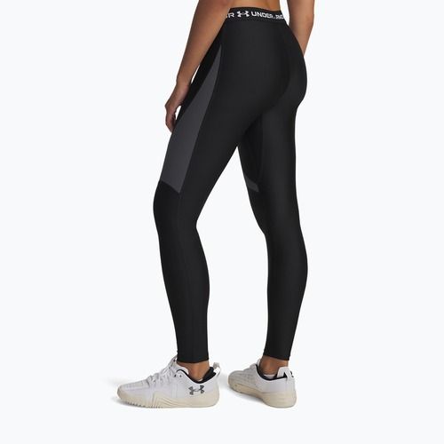 Легінси жіночі Under Armour HeatGear Rib black/castlerock/white