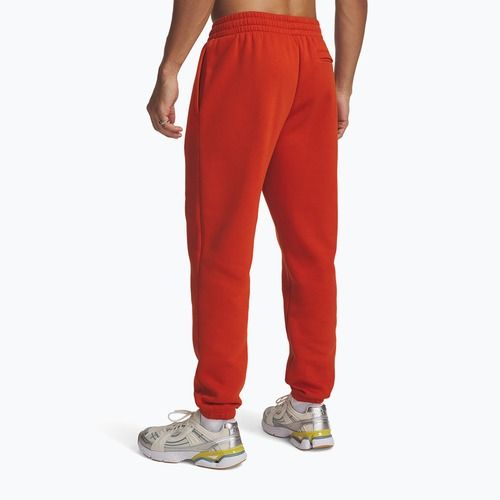 Штани для тренувань чоловічі Under Armour Essential Fleece Joggers surplus orange/surplus orange