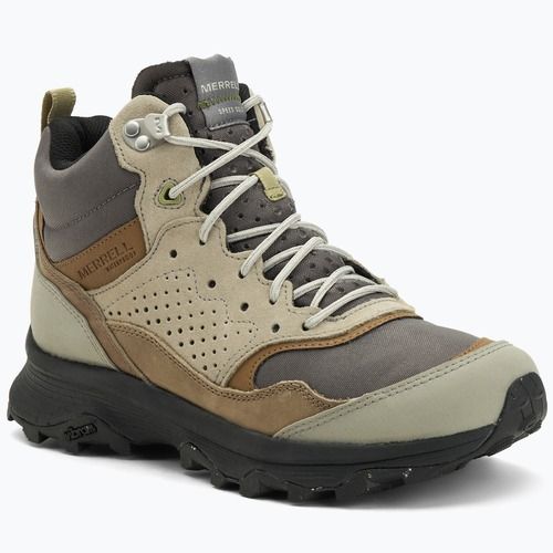 Кросівки туристичні чоловічі Merrell Speed Solo Mid WP grey