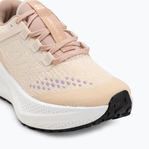 Кросівки для бігу жіночі Salomon Aero Glide 3 Gravel shortbread/white/fushion coral