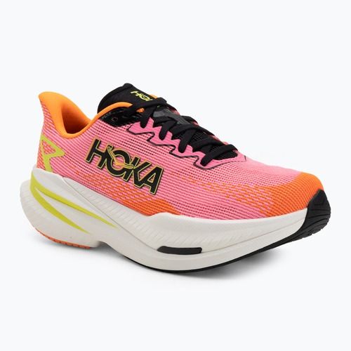 Кросівки для бігу жіночі Hoka Mach X 3 neon rose/neon tangerine