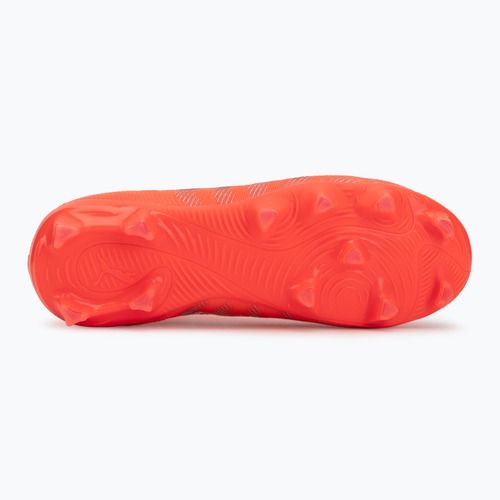 Кросівки футбольні дитячі PUMA Future 9 Match FG/AG Jr glowing red/puma white/puma black/puma silver