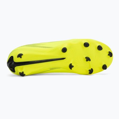 Кросівки футбольні дитячі PUMA Ultra 6 Match+ LL FG/AG Jr yellow alert/puma black/glowing red/lime squeeze