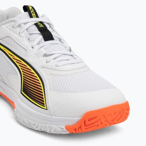 Кросівки гандбольні PUMA Accelerate Pro 4 Game On puma white/glowing red/ultra blue