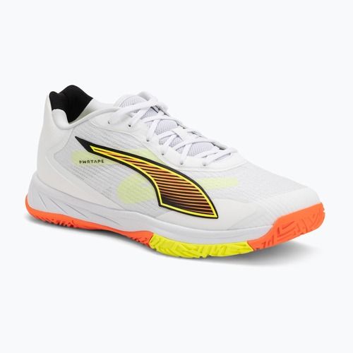 Кросівки гандбольні PUMA Accelerate Turbo 4 Game On puma white/glowing red/ultra blue