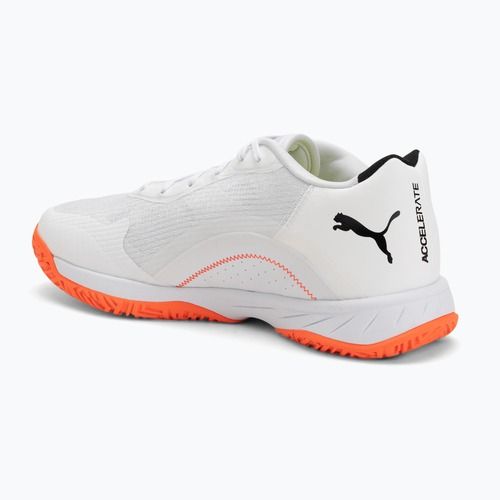 Кросівки гандбольні PUMA Accelerate Turbo 4 Game On puma white/glowing red/ultra blue