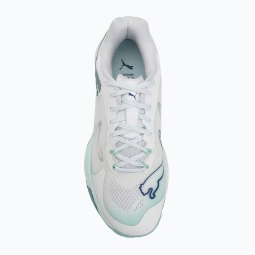 Кросівки гандбольні жіночі PUMA Vantage Nitro Game On puma white/baltic blue/fresh water