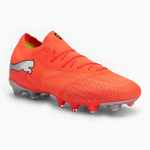 Кросівки футбольні PUMA Future 9 Fusion FG/AG glowing red/puma white/puma black/puma silver