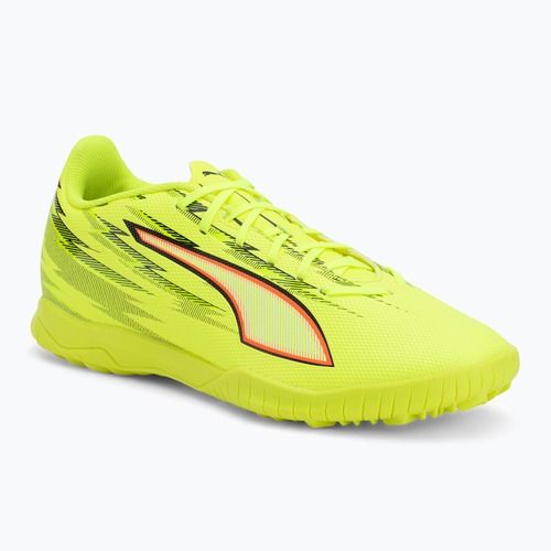 Кросівки футбольні PUMA Ultra 6 Play TT yellow alert/puma black/glowing red/lime squeeze