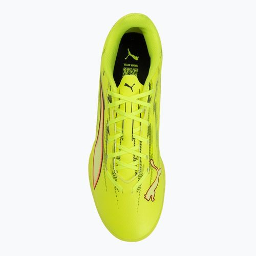 Кросівки футбольні PUMA Ultra 6 Play IT yellow alert/puma black/glowing red/lime squeeze