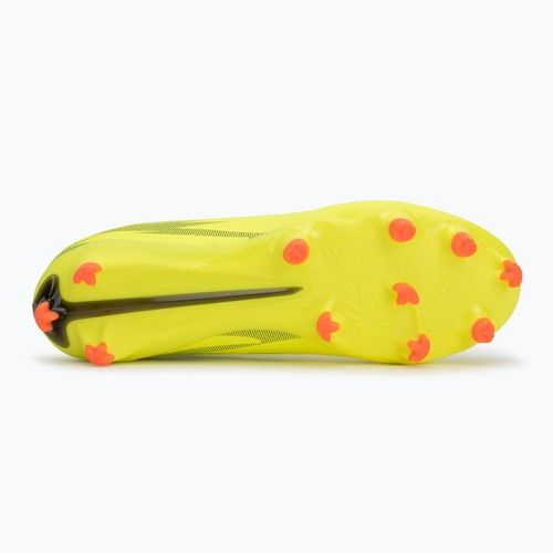 Кросівки футбольні PUMA Ultra 6 Play+ FG/AG yellow alert/puma black/glowing red/lime squeeze