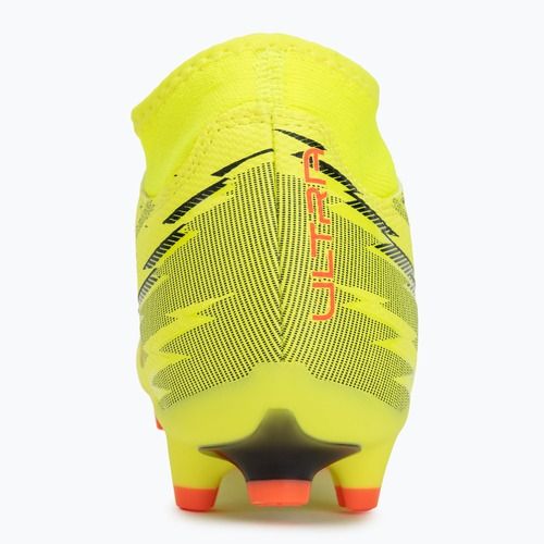 Кросівки футбольні PUMA Ultra 6 Play+ FG/AG yellow alert/puma black/glowing red/lime squeeze