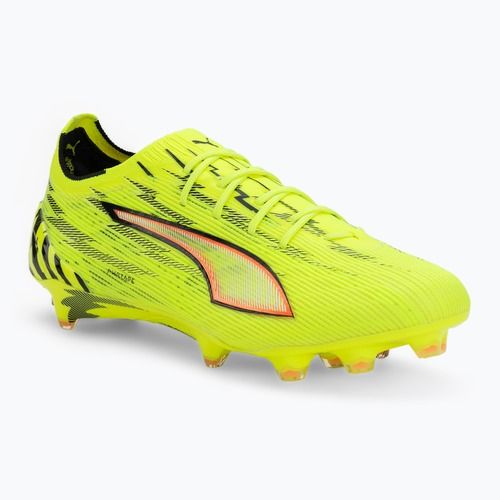 Кросівки футбольні PUMA Ultra 6 Ultimate FG yellow alert/puma black/glowing red/lime squeeze