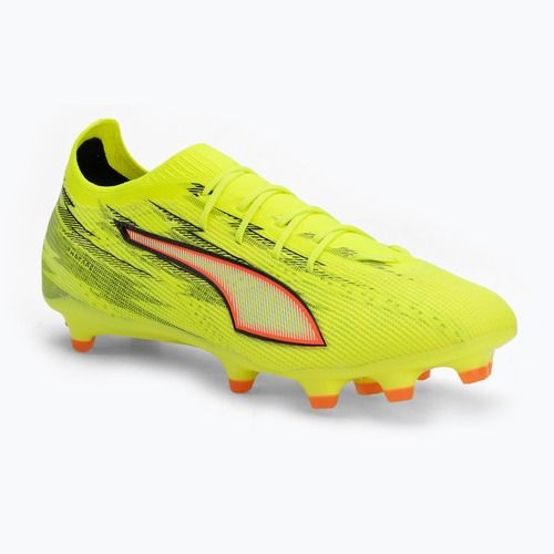 Кросівки футбольні PUMA Ultra 6 Pro FG/AG yellow alert/puma black/glowing red/lime squeeze