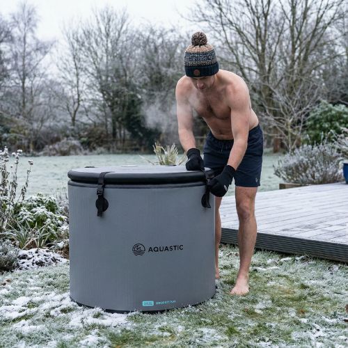 Басейн для моржування AQUASTIC BrrFree 382 л dropstitch сірий