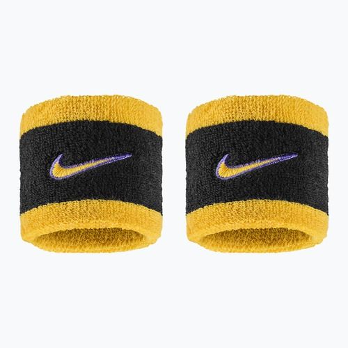 Напульсники Nike Swoosh Classic Wristbands 2 шт. black/court purple/university gold