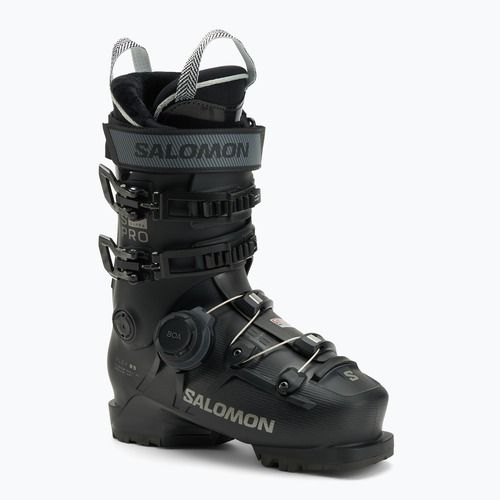 Черевики гірськолижні жіночі Salomon S/Pro Supra Boa 85 W black/black/light bronze met