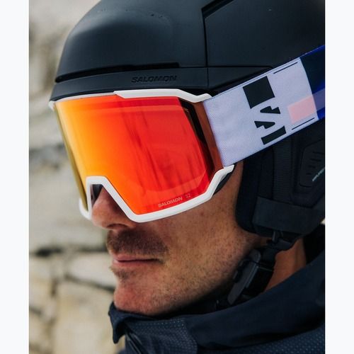 Окуляри гірськолижні Salomon S/View 3 white/ml mid red