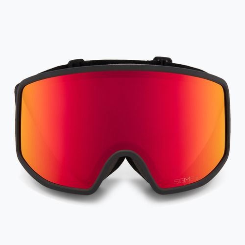 Окуляри гірськолижні Salomon Sentry Pro Sigma black/sigma poppy red