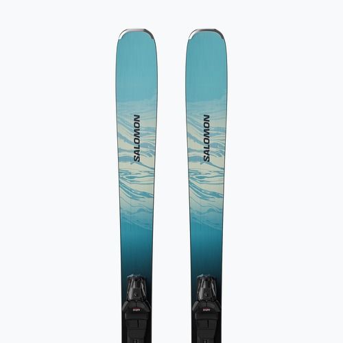 Лижі гірські жіночі Salomon Stance W 80 + Кріплення M10 GW alaskan blue/porcelain/lime cream