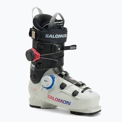 Черевики гірськолижні чоловічі Salomon S/Pro Supra Dual Boa 130 GW gray aurora/black/race blue