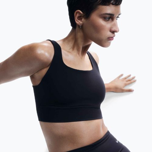 Спортивний бюстгальтер Nike Zenvy Medium-Support black/sail