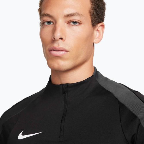 Лонгслів футбольний Nike Strike Dri-Fit 1/2 Zip Drill Top black/anthracite/white