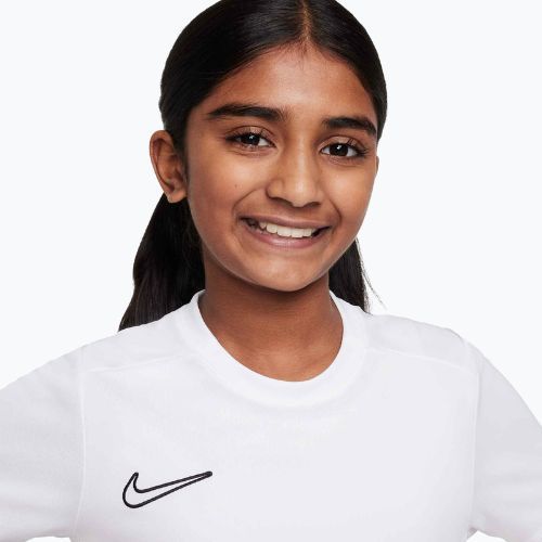 Футболка футбольна дитяча Nike Academy Dri-Fit Jr white/white/black/black