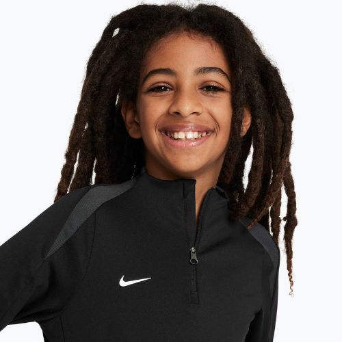 Лонгслів футбольний дитячий Nike Dri-FIT Strike Jr black/black/anthracite/white