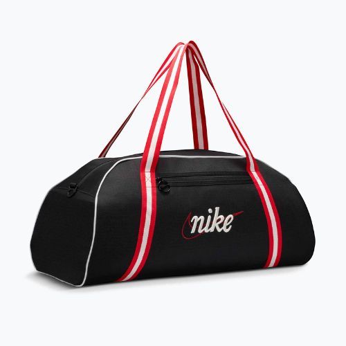 Сумка для тренувань жіноча Nike Gym Club Retro 24 л black/university red/sail