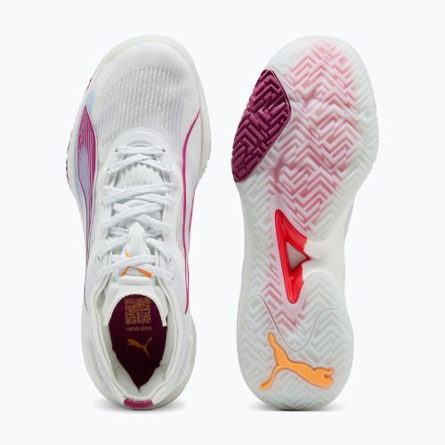 Кросівки жіночі PUMA Accelerate NITRO SQD 4 puma white/berry/lilaccrush/hautetropic/heatfire