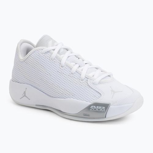 Кросівки для баскетболу чоловічі Jordan Luka 77 white/metallic silver/photon dust
