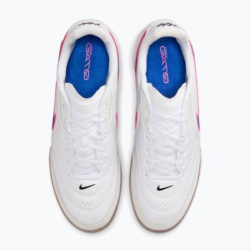 Кросівки футбольні чоловічі Nike Streetgato white/pink blast/racer blue