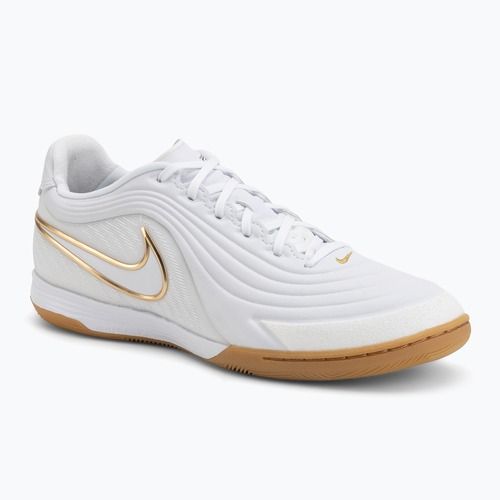 Кросівки футбольні чоловічі Nike Tiempo Reactgato IC white/metallic gold