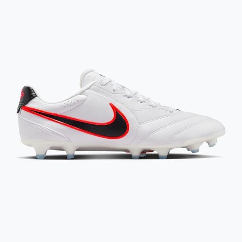 Кросівки футбольні чоловічі Nike Tiempo Ligera Pro FG white/bright crimson/black