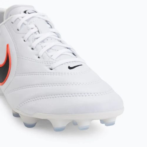 Кросівки футбольні чоловічі Nike Tiempo Ligera Pro FG white/bright crimson/black