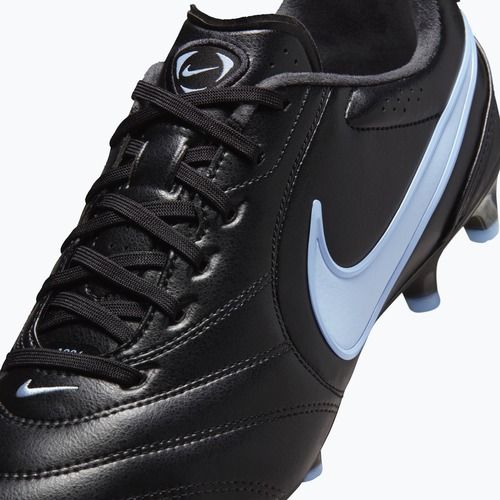 Кросівки футбольні чоловічі Nike Tiempo Ligera Pro FG black/ice blue/obsidian
