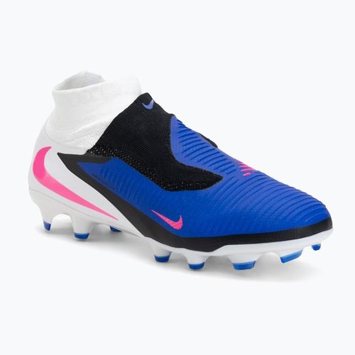 Кросівки футбольні чоловічі Nike Phantom 6 High Pro FG racer blue/white/pink blast