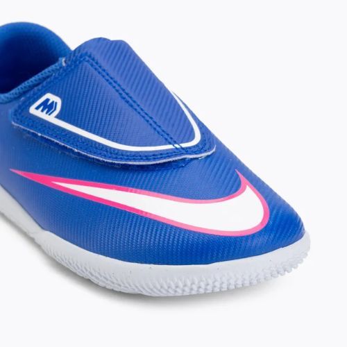 Кросівки футбольні дитячі Nike Jr. Mercurial Vapor 16 Club IC racer blue/white