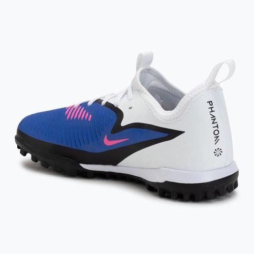 Кросівки футбольні дитячі Nike Jr. Phantom 6 Low Academy TF racer blue/white/pink blast