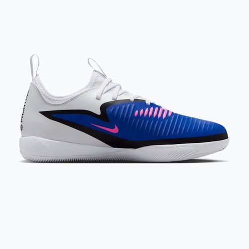 Кросівки футбольні дитячі Nike Jr. Phantom 6 Low Academy IN racer blue/white/pink blast
