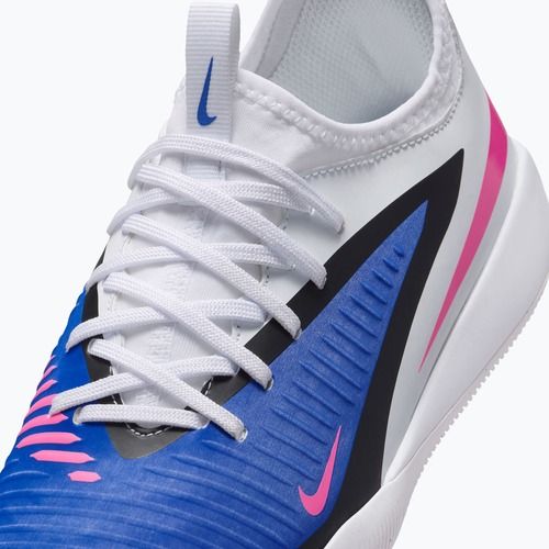 Кросівки футбольні дитячі Nike Jr. Phantom 6 Low Academy IN racer blue/white/pink blast