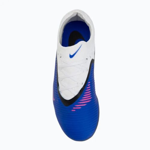 Кросівки футбольні дитячі Nike Phantom 6 Low Pro FG/MG racer blue/white/pink blast