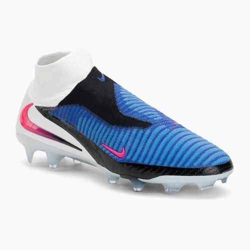 Кросівки футбольні чоловічі Nike Phantom 6 High Elite FG racer blue/white/pink blast