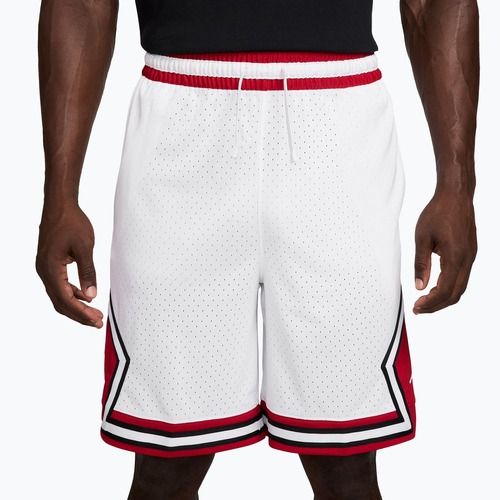 Шорти баскетбольні чоловічі Jordan Sport Dri-FIT 9" Diamond white/gym red/white