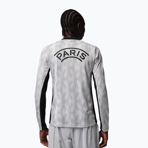 Лонгслів футбольний чоловічий Nike Paris Saint-Germain Academy Pro Warm SE medium grey/black/black