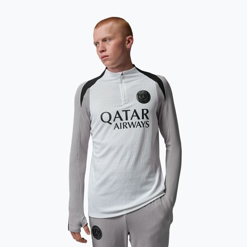 Лонгслів футбольний чоловічий Nike Paris Saint-Germain Strike Elite SE Drill Top white/atmosphere grey/black