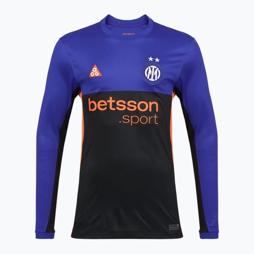 Лонгслів футбольний чоловічий Nike Inter Milan Stadium SE hyper blue/black/safety orange