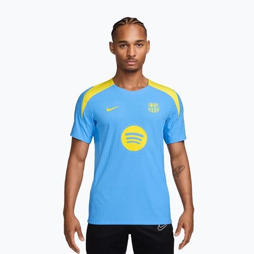 Лонгслів футбольний чоловічий Nike FC Barcelona Strike Elite SE Drill Top university blue/opti yellow/opti yellow